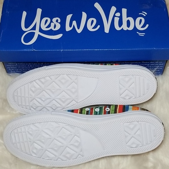 Yes We Vibe Striped Sneakers - Picture 5 of 5